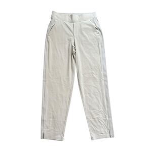 Athleta light beige / cream slim wind pants size 2